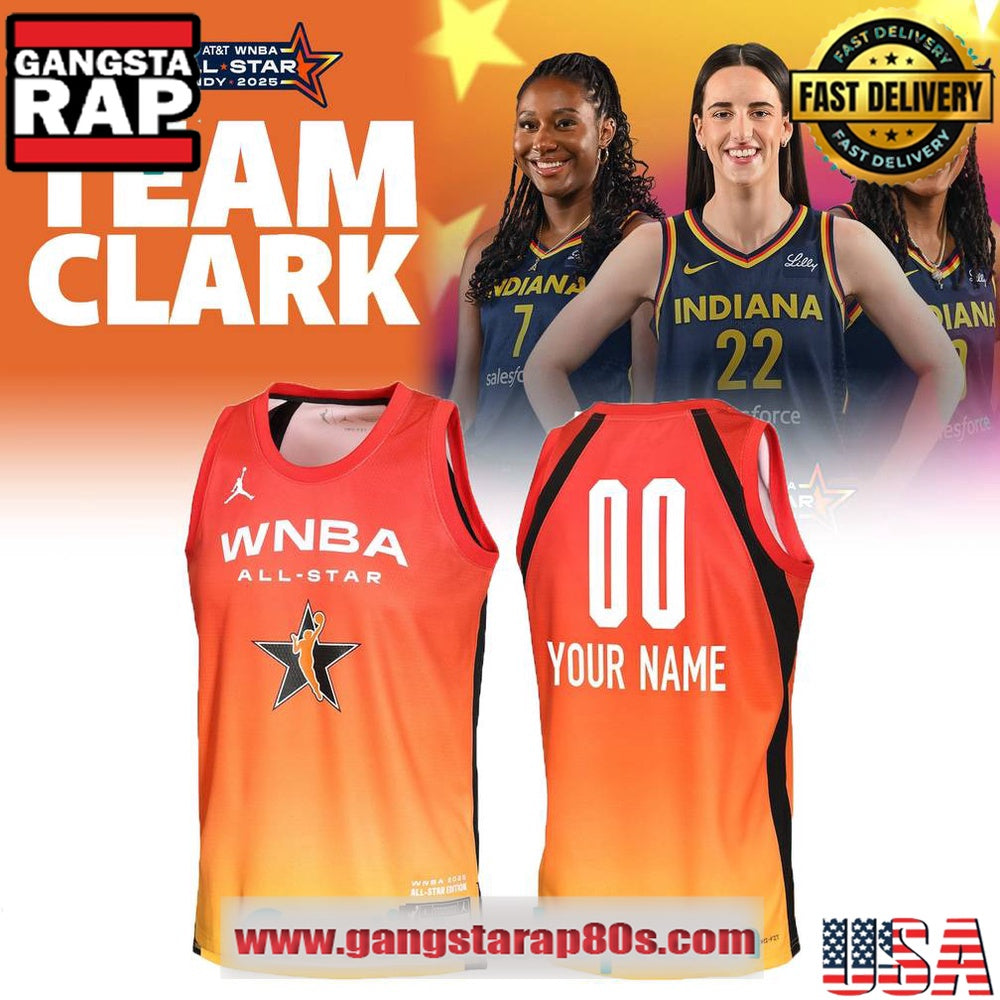 WNBA All-Star Game Team Clark Limited Edition Custom Basketball Jersey