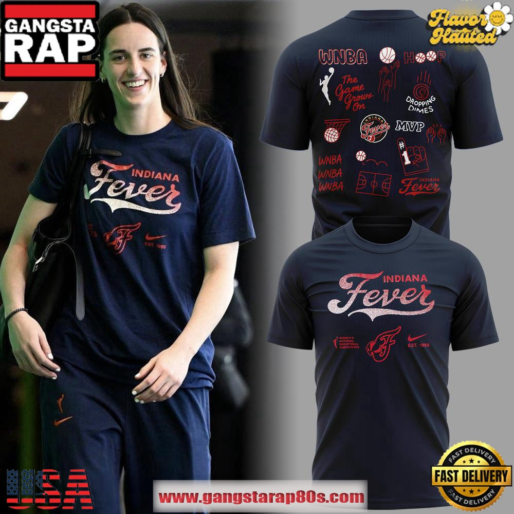 WNBA Indiana Fever Caitlin Clark New 2025 Limited Edition 3D T Shirt