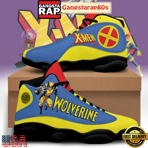 Wolverine X-Men ’97 Fan Air Jordan 13 Shoes Running Sneakers