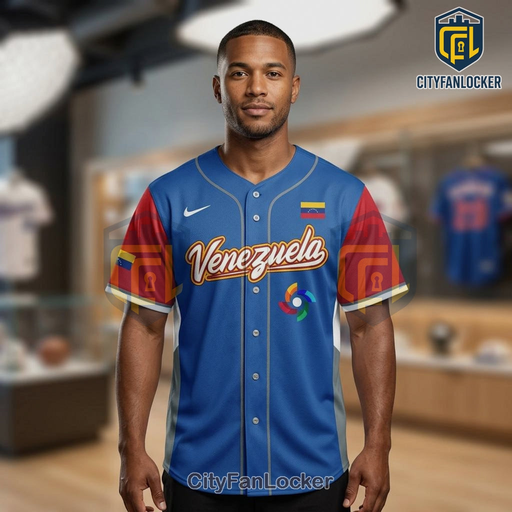 World Baseball Classic 2026 Champions Venezuela Baseball Jersey