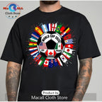 World Cup 2026 USA Mexico Canada Soccer Tournament Graphic T-Shirt