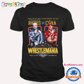 Wrestlemania 41 Cody Rhodes vs John Cena Las Vegas Retro T Shirt