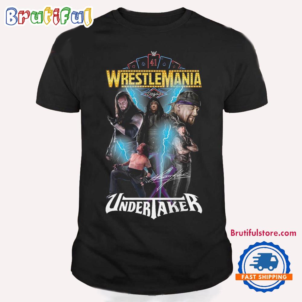 Wrestlemania Vegas Undertaker 2025 T Shirt