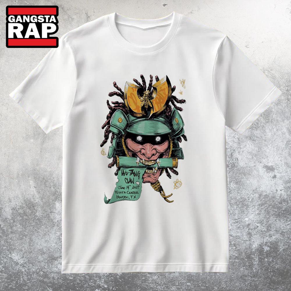 Wu Tang Clan In Houston TX On Jun 14 2025 T Shirt