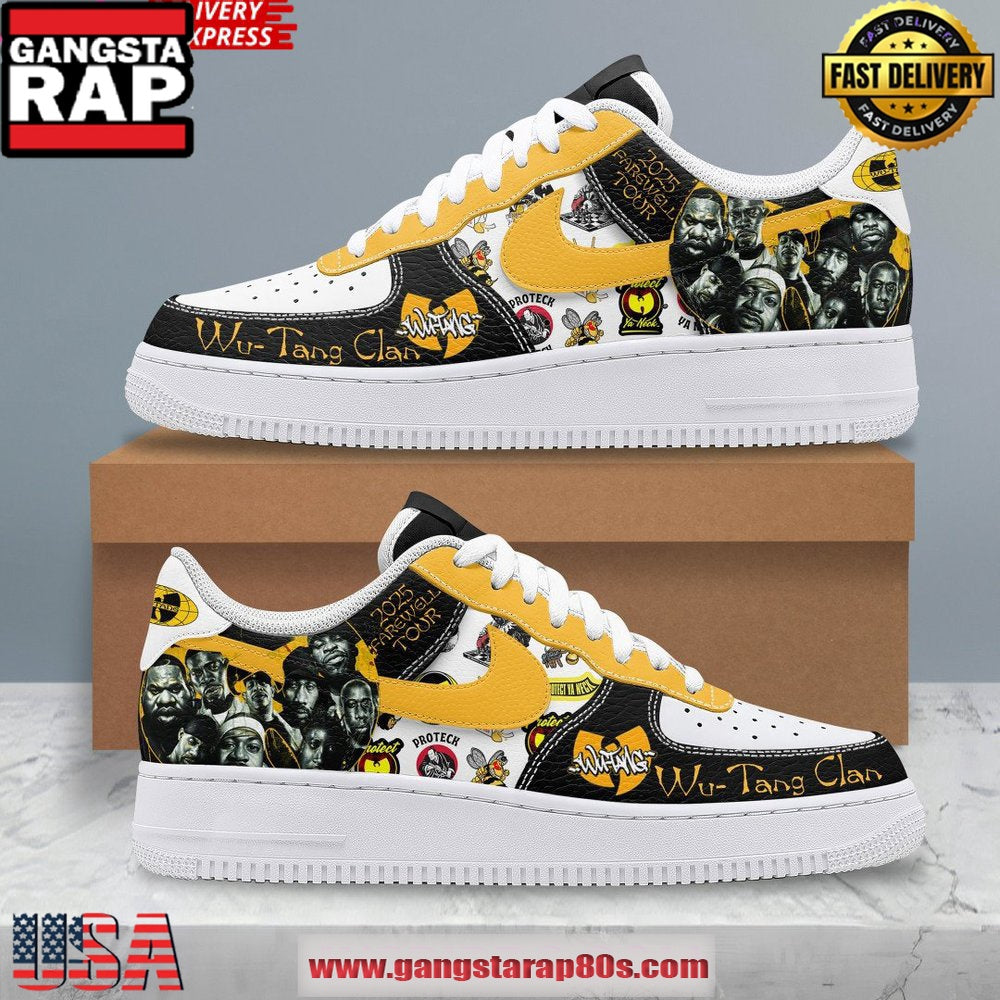 Wu-Tang Clan 2025 Farewell Tour Limited Air Force 1 Running Sneakers Shoes