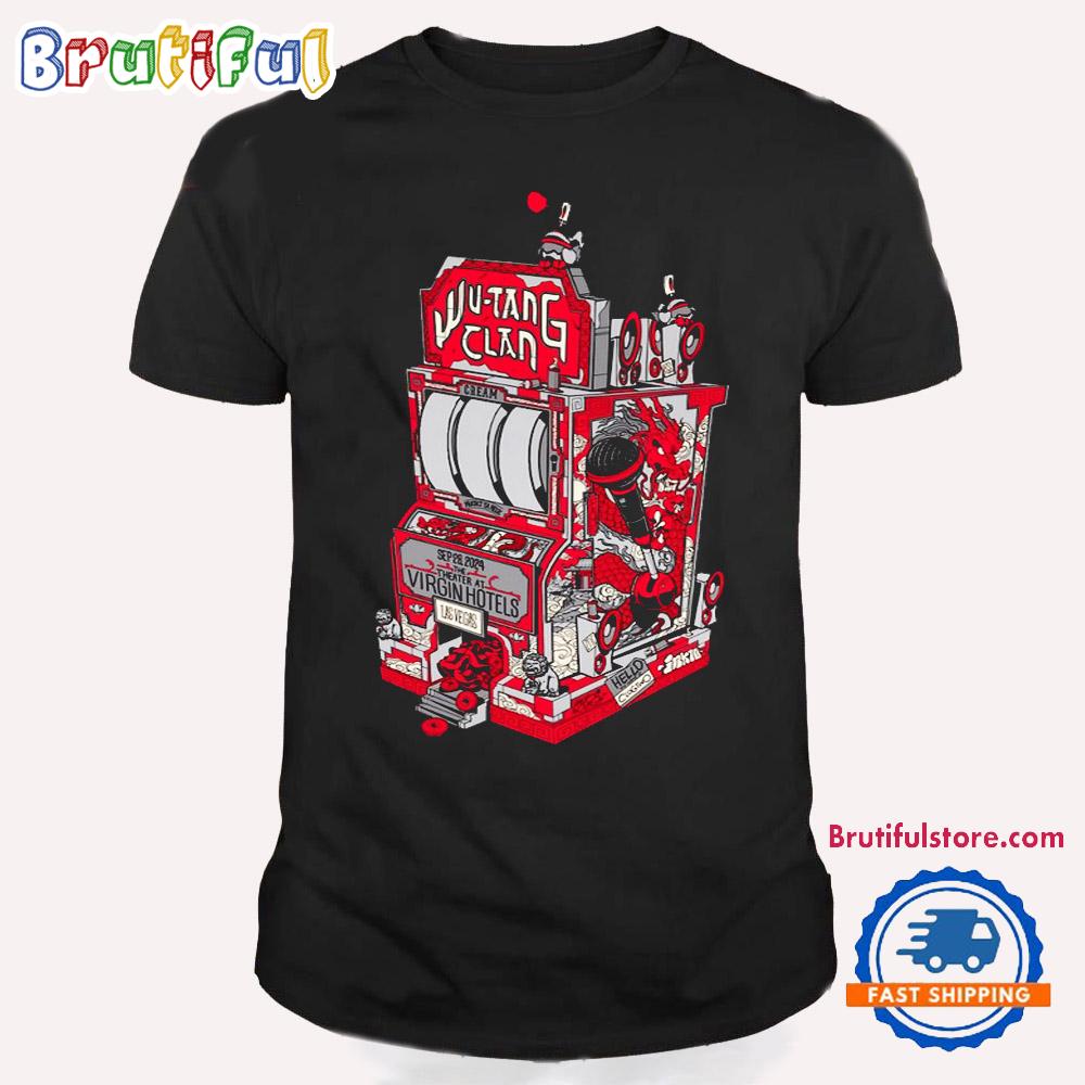 Wu-Tang Clan September 28 2024 The Theater at Virgin Hotels Las Vegas Concert T Shirt