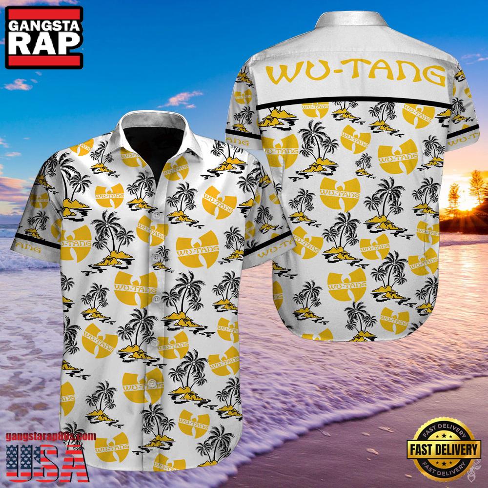 Wu-Tang Coconut Color White New Design Hawaiian Shirt