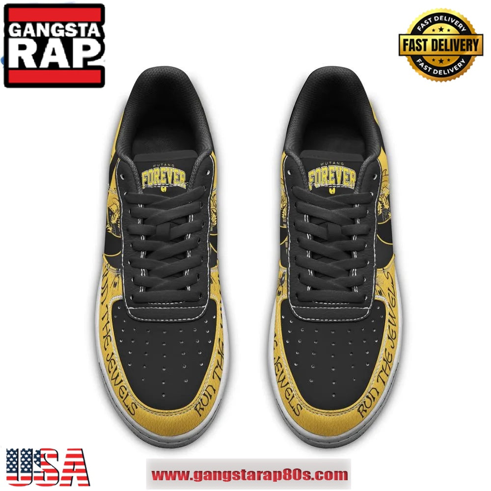 Wu-Tang Run The Jewels Limited Edition Air Force 1 Running Sneakers Shoes