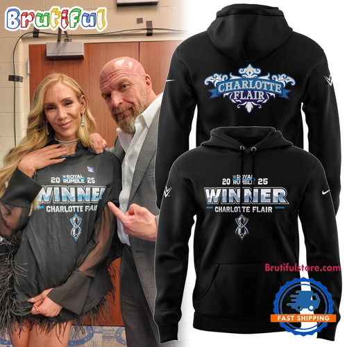 WWE Charlotte Flair 2025 Winner Limited Edition Hoodie T-Shirt