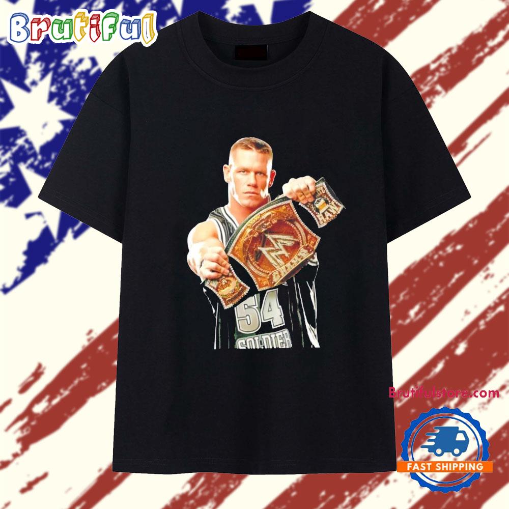 WWE John Cena With Trophy Champion T Shirt