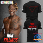 WWE Ron Killings We Want Truth 3D Printed Hoodie T-Shirt