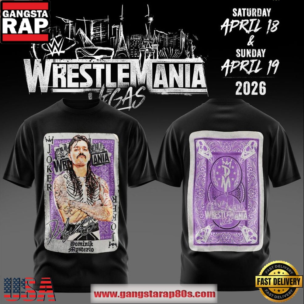 WWE Wrestlemania 42 Vegas Dominik Mysterio 2026 Unisex T-Shirt