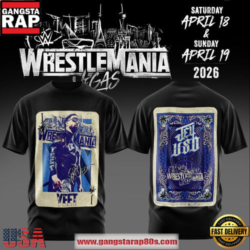 WWE Wrestlemania 42 Vegas Jey Uso 2026 Unisex T-Shirt