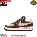 Louis Vuitton Air Force 1 Sneakers Shoes ‘Brown Monogram’