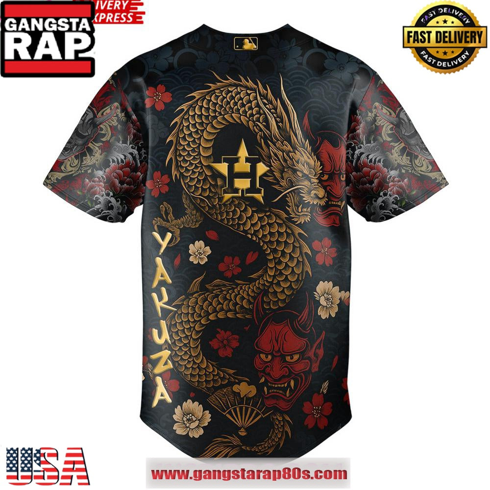Yakuza x Houston Astros Limited Edition Baseball Jersey