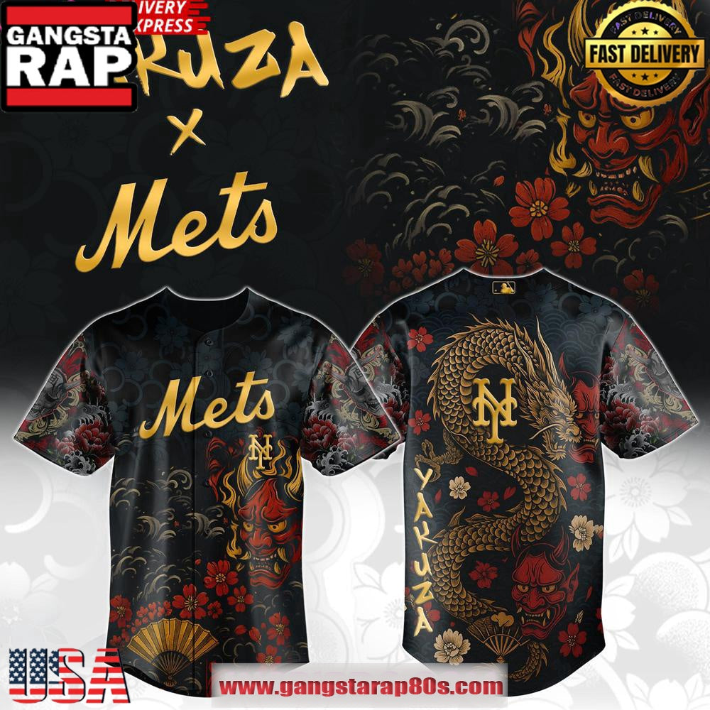 Yakuza x New York Mets Limited Edition Baseball Jersey