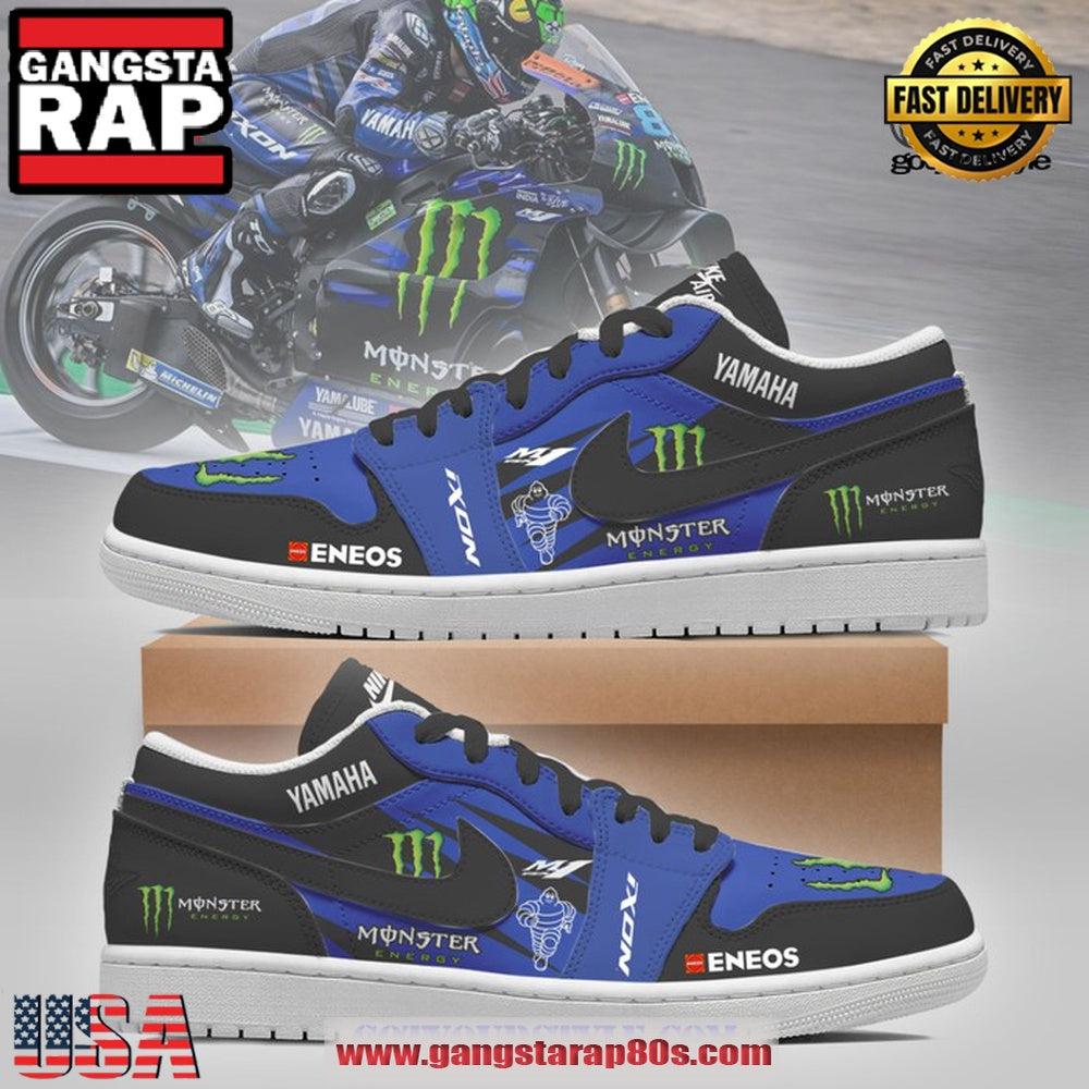 Yamaha x Monster Energy Motor Racing Air Force 1 Running Sneakers Shoes