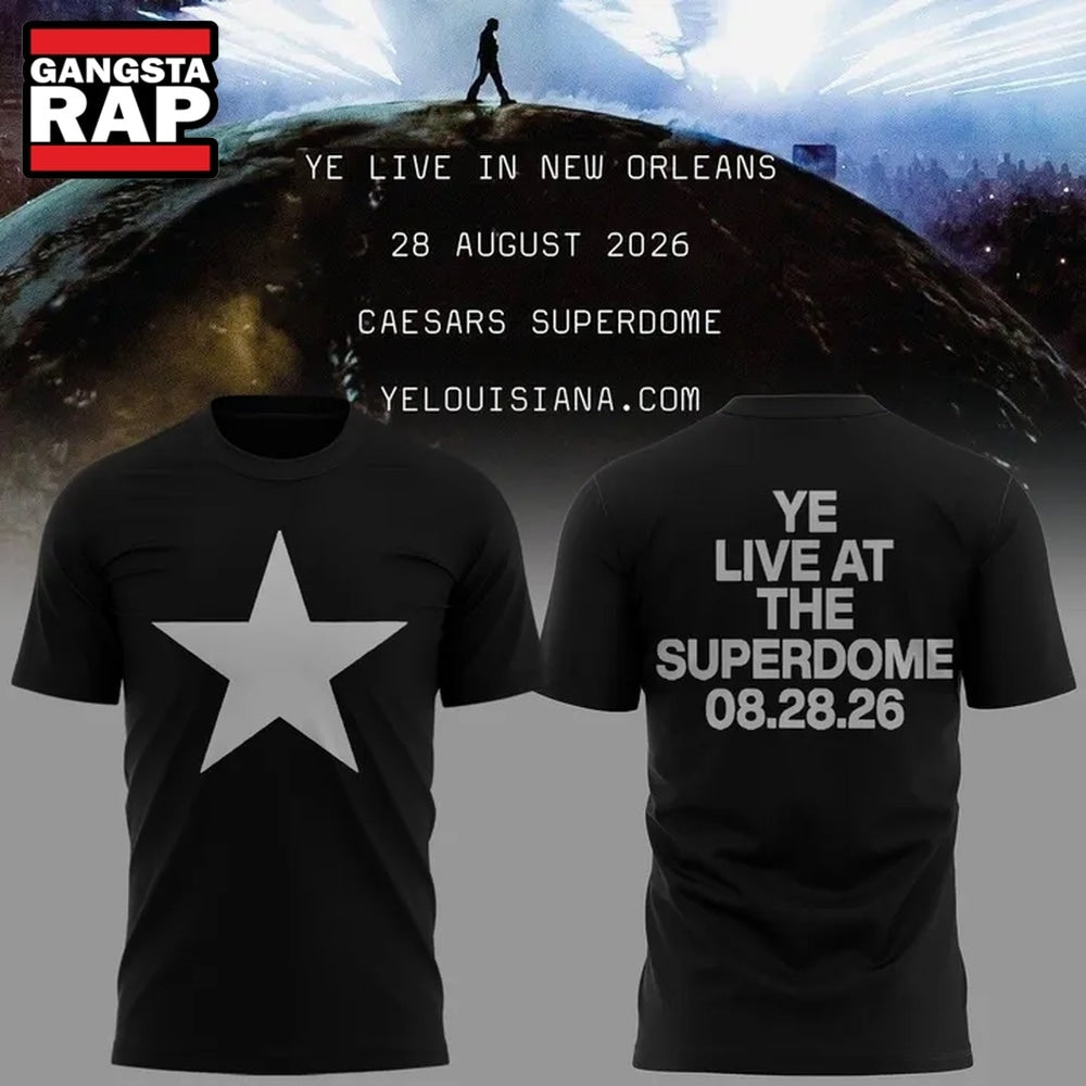 Ye Live Concert Tour At The Superdome 2026 Hoodie T-Shirt
