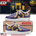 Year of the Mamba New Kobe Air Force 1 Shoes Purple Custom Sneakers Shoes