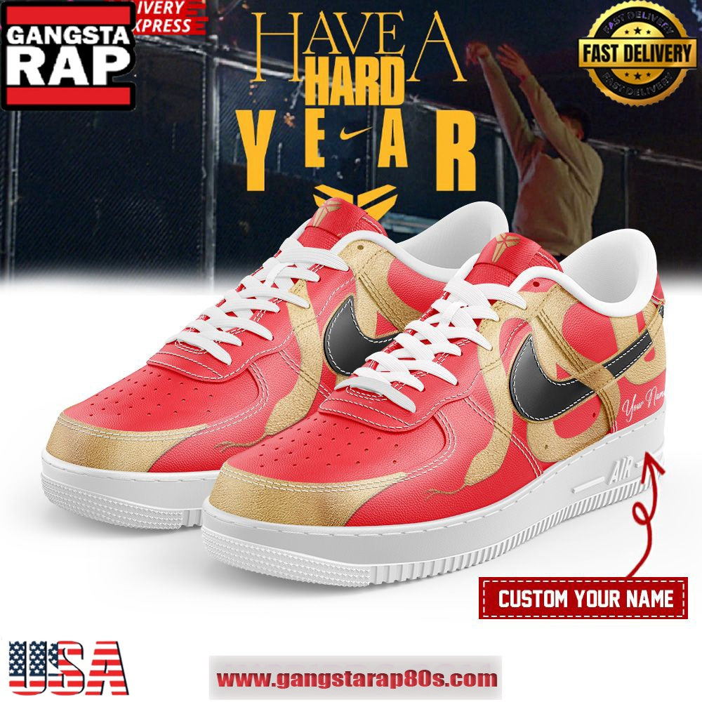 Year of the Mamba New Kobe Custom Air Force 1 Sneakers Shoes