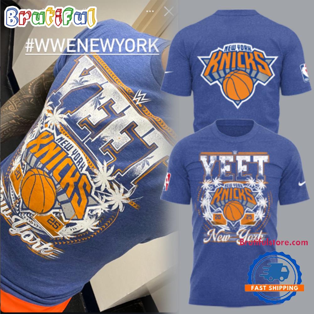 Y.E.E.T x New York Knicks 2025 T Shirt
