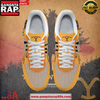 Yellowstone Take ‘Em to the Train Station Limited Edition Air Force 1 Shoes Running Sneakers