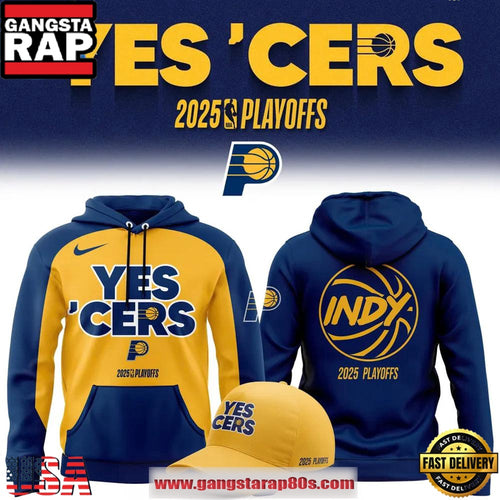 Yes ‘Cers Indiana Pacers 2025 NBA Playoffs Unisex Hoodie