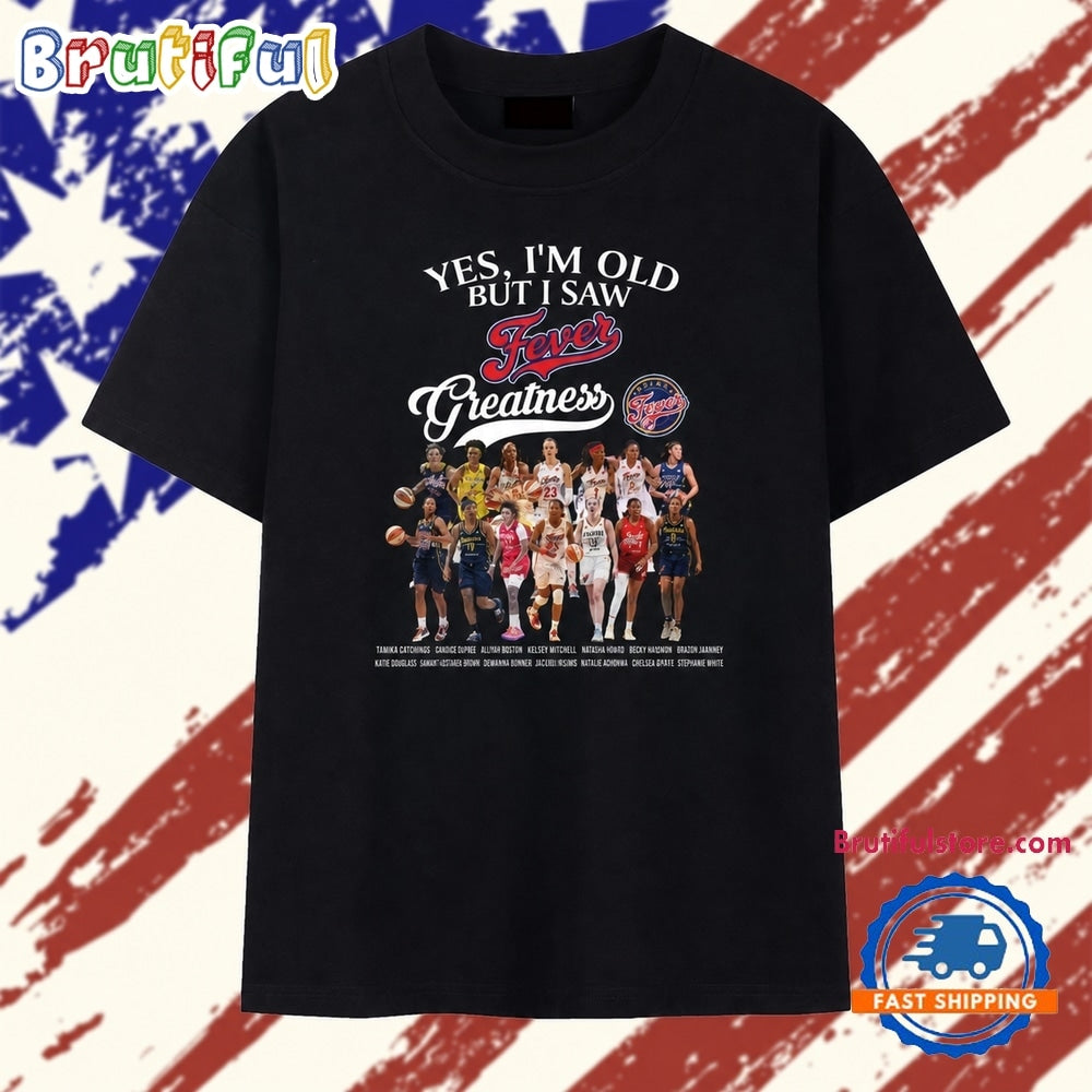 Yes I’m Old But I Saw Fever Greatness Indiana Basketball Players Signatures Vintage T Shirt
