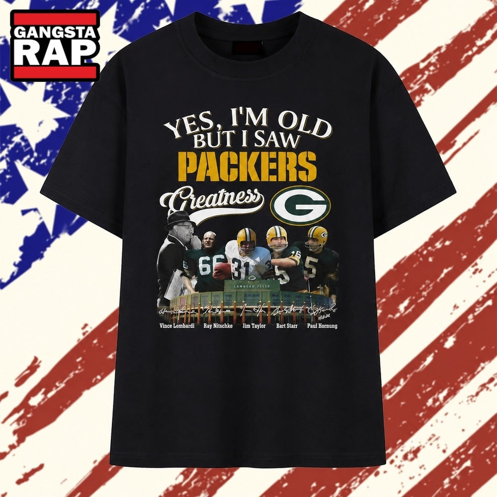 Yes I’m Old But I Saw Packers Greatness Signatures T Shirt