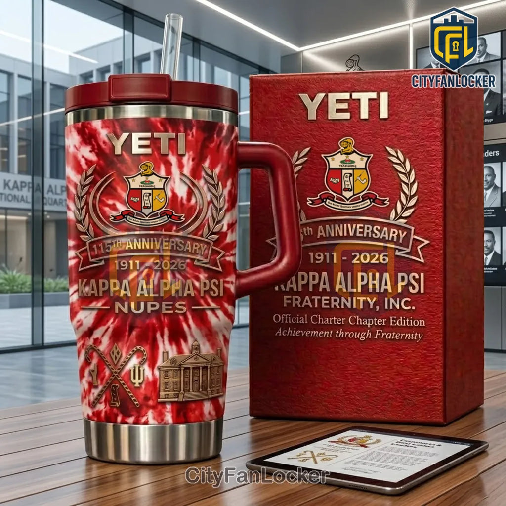 YETI Kappa Alpha Psi 115th Anniversary Stanley Tumbler