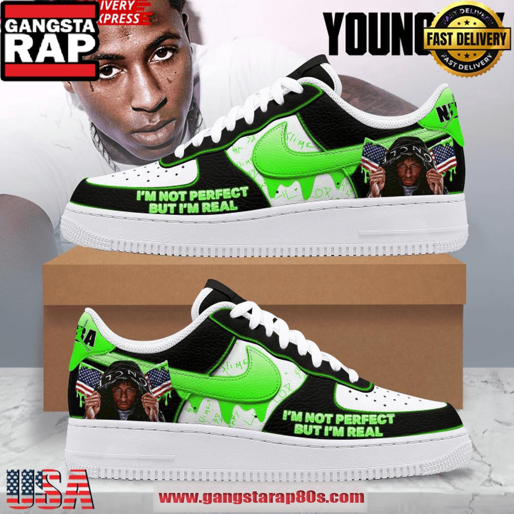 YoungBoy Jordan Limited Edition Air Force 1 Running Sneakers Shoes