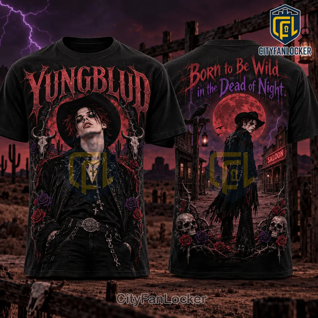 Yungblud Born To Be Wild Black Shirt