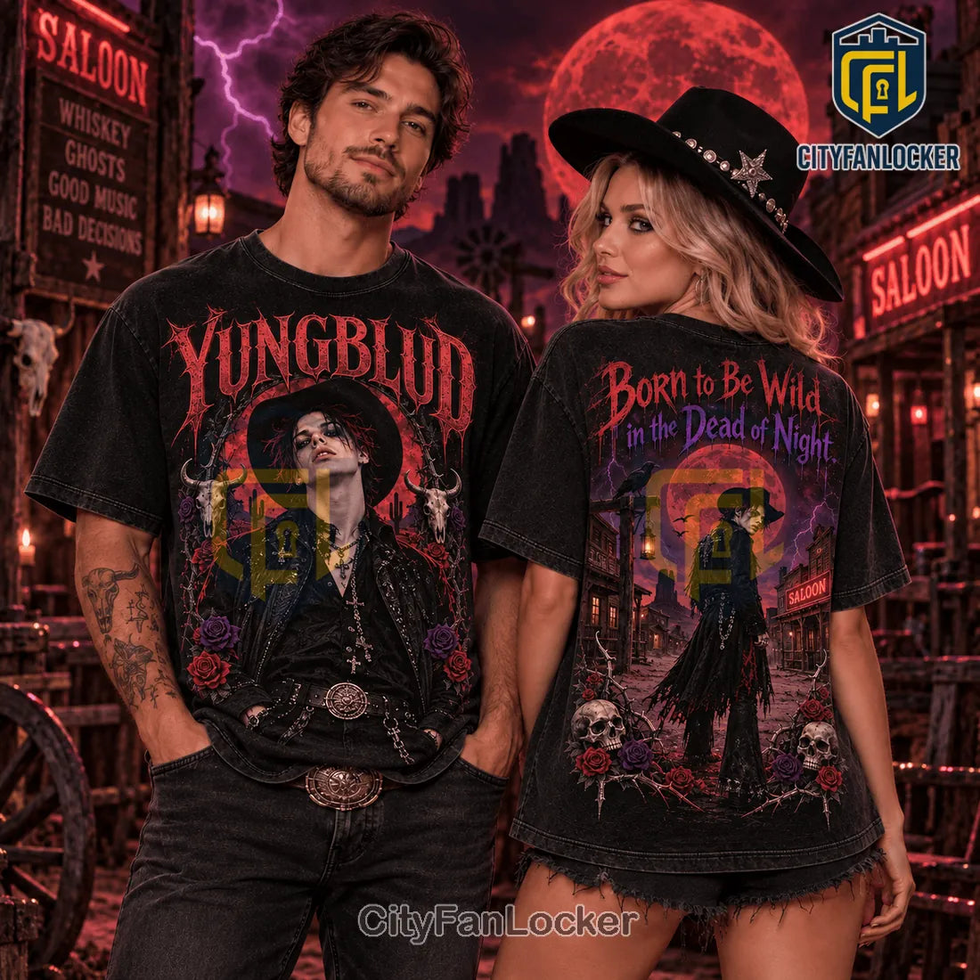 Yungblud Born To Be Wild Black Shirt