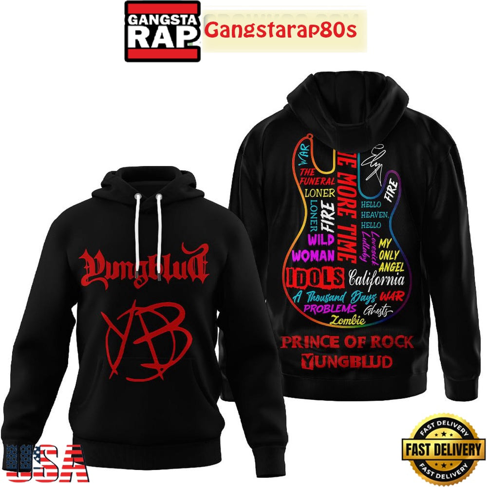 Yungblud Prince Of Rock All Over Print Hoodie T-Shirt