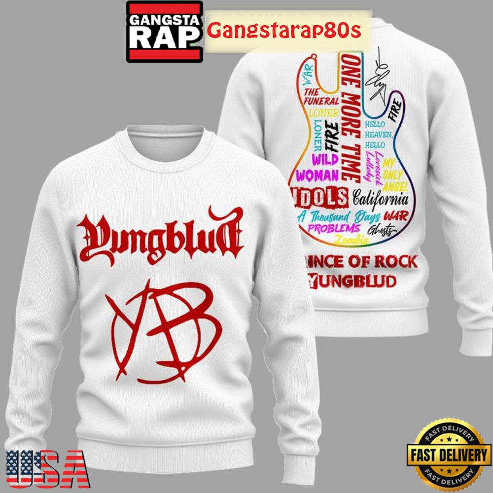 Yungblud Prince Of Rock All Over Print Hoodie T-Shirt