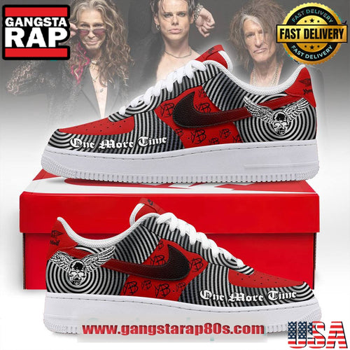 Yungblud x Aerosmith One More Time Special Air Force 1 Running Sneakers Shoes