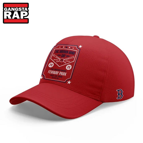Zac Brown Band X Boston Red Sox Love & Fear Tour 2026 Fenway Park Limited Red Cap , Trendy Music Baseball Cap