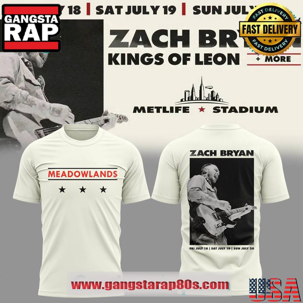 Zach Bryan Meadowlands 2025 Special 3D T Shirt