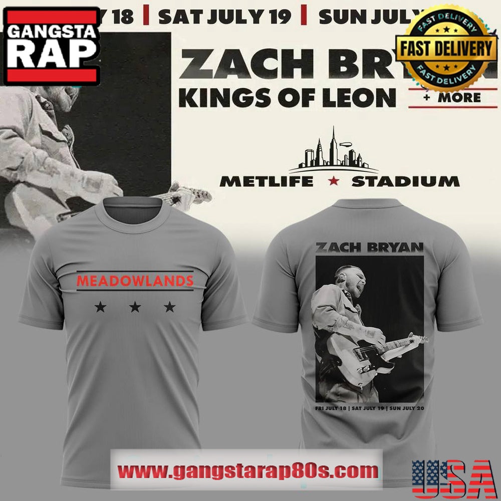 Zach Bryan Meadowlands 2025 Special Edition T Shirt