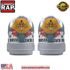 Zach Bryan The Quittin Time Tour Cowboy Limited Edition Air Force 1 Running Sneakers Shoes