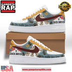 Zach Bryan The Quittin Time Tour Cowboy Limited Edition Air Force 1 Running Sneakers Shoes