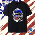 Zay Flowers Baltimore Ravens big face helmet signature graphic T Shirt