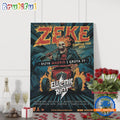 Zeke Band At Gruta’77 In Madrid Spain ON Oct 31 2024 Event Poster Canvas Art