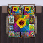 Hippie Quilt Bedding Set - Freedom Feel Color Bedding