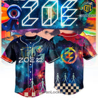 Zoé Memorex Rexsexex Más Tour Space Galaxy Theme Baseball Jersey