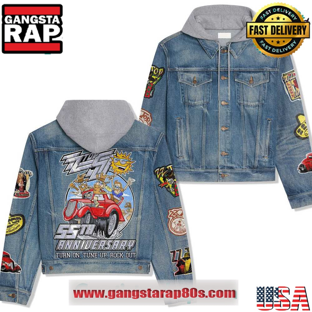 ZZ Top 55th Anniversary Hooded Limited Edition Denim Jacket