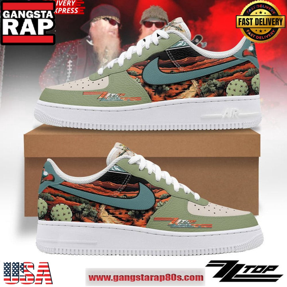 ZZ Top Band Limited Edition Air Force 1 Running Sneakers Shoes