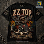ZZ Top Sharp Dressed Man La Grange Concert Tour 2026 Shirt