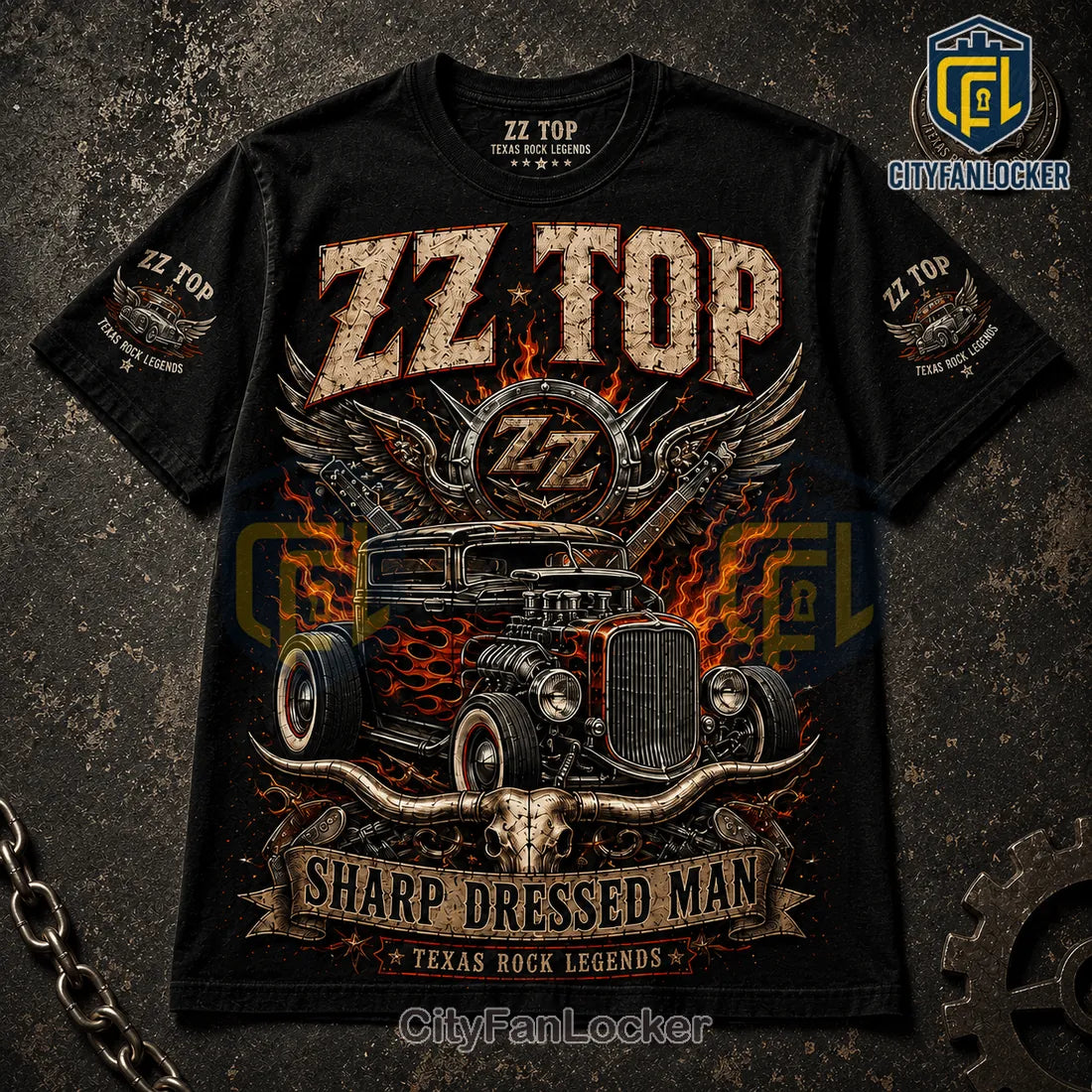 ZZ Top Sharp Dressed Man La Grange Concert Tour 2026 Shirt