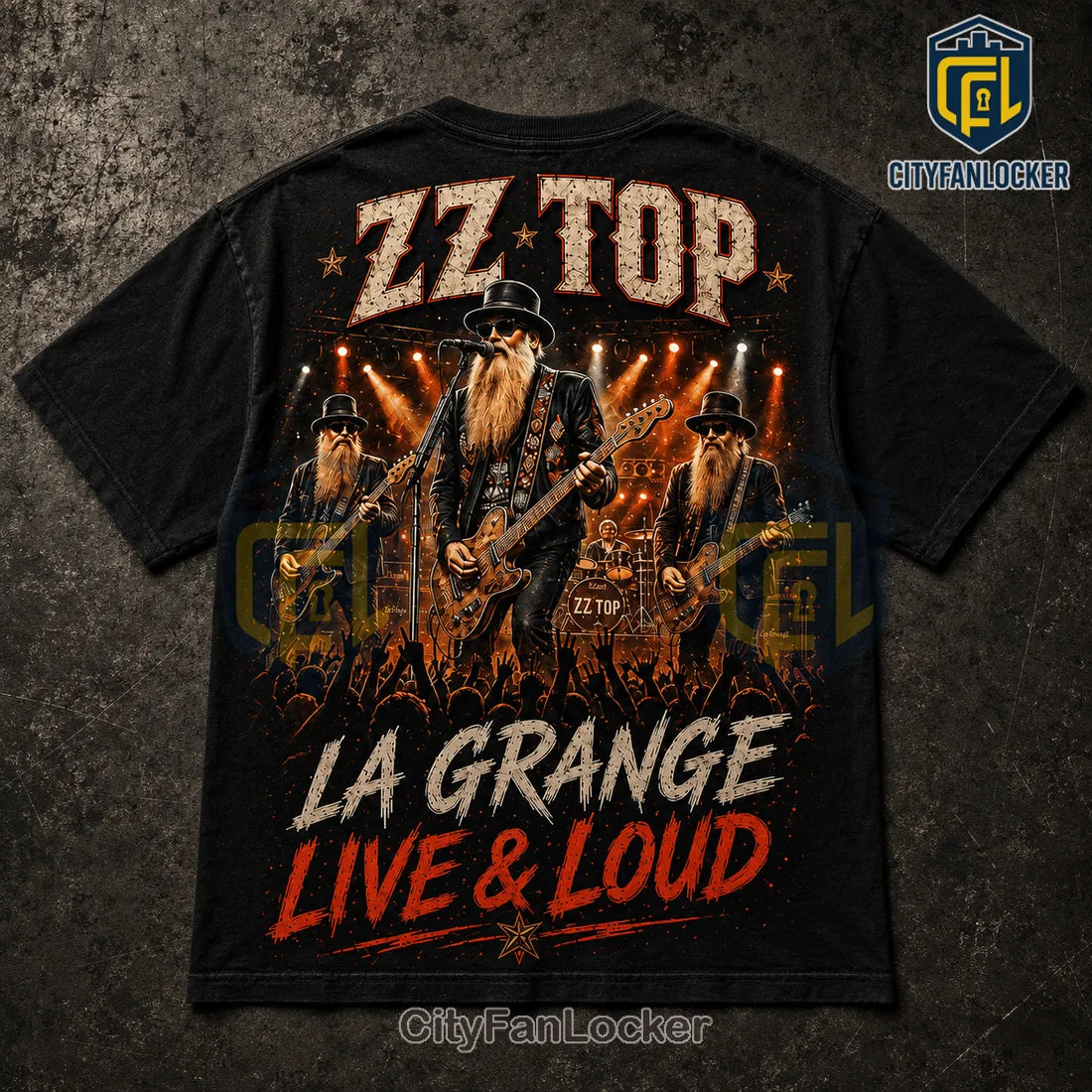 ZZ Top Sharp Dressed Man La Grange Concert Tour 2026 Shirt
